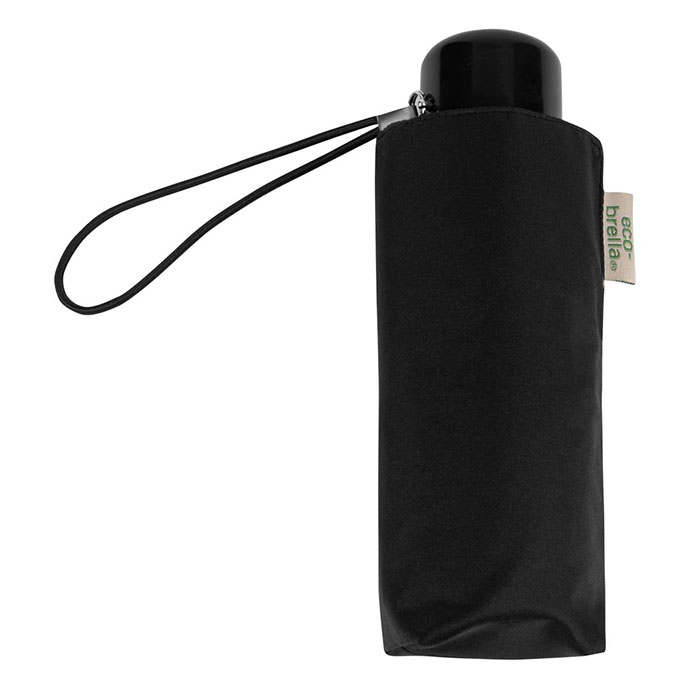 totes® Compact Round Black Umbrella Black (5 Section) Extra Image 2